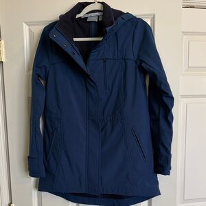 Athleta Women's Deep Blue Hooded Ski Jacket